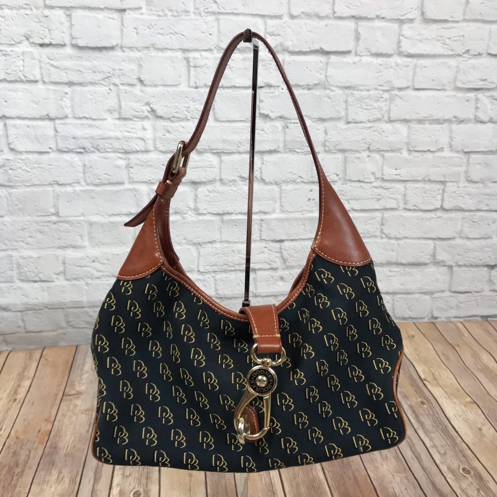 Dooney & Bourke Hobo Satchel Logo Lock Purse